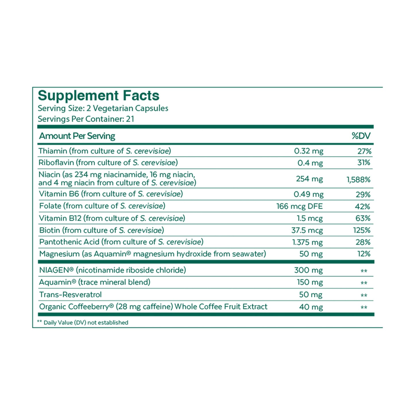 Qualia NAD+ Optimized Aging