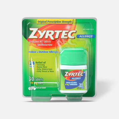 ZYRTEC TABLETS 10MG