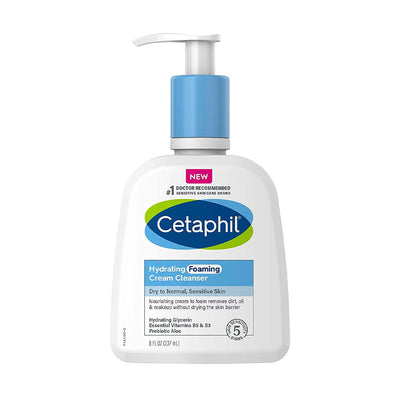Cetaphil, Hydrating Foaming Cream Cleanser
