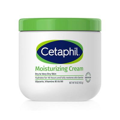 Cetaphil Moisturizing Face and Body Cream, Dry to Very Dry Skin