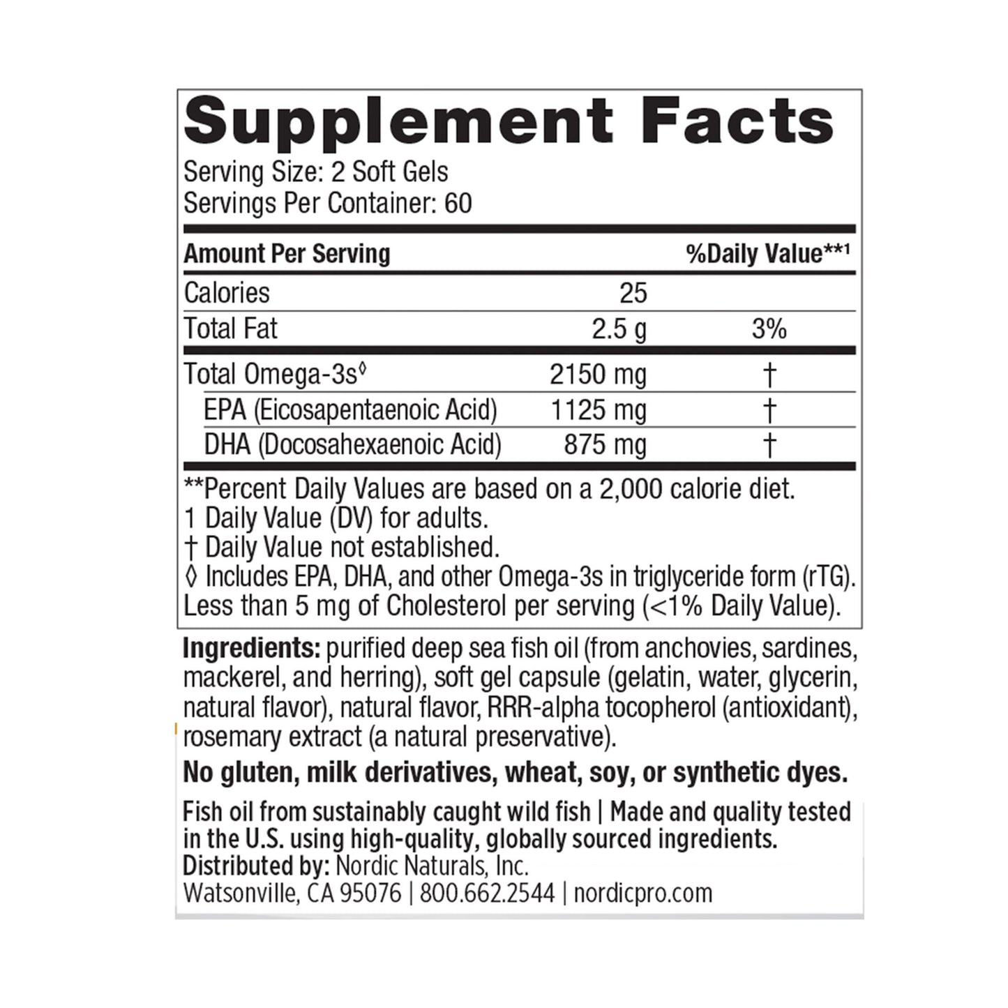 ProOmega® 2000, Softgels, Lemon