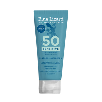 Blue Lizard Australian Sunscreen Sensitive Mineral SPF 50 3 OZ