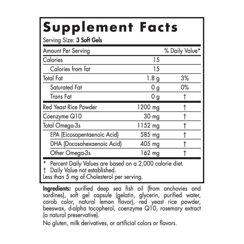 Nordic Naturals ProOmega LDL 1000 mg (180 gels)